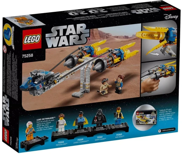 Star Wars 75258 Гоночный под Энакина: выпуск к 20-летнему юбилею