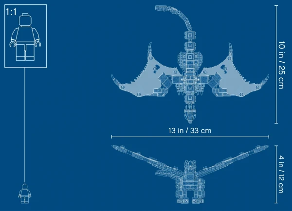 NINJAGO 71718 Боевой дракон Мастера Ву