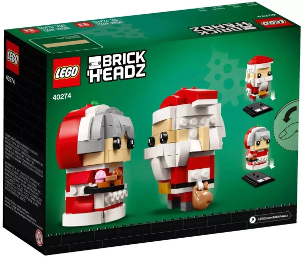 BrickHeadz 40274 Семья Деда Мороза