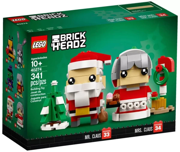BrickHeadz 40274 Семья Деда Мороза