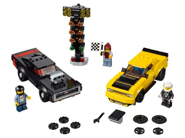 Speed Champions 75893 Додж Чэленджер 2018 и Додж Чарджер 1970