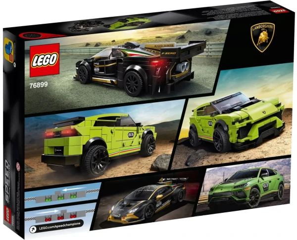 Speed Champions 76899 Lamborghini Urus ST-X and Lamborghini Huracan Super Trofeo EVO