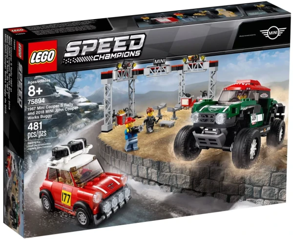 Speed Champions 75894 Мини Купер 1967 и Мини Купер 2018