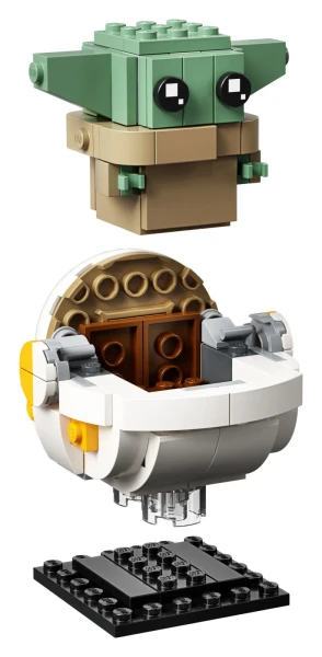 BrickHeadz 75317 Мандалорец и малыш