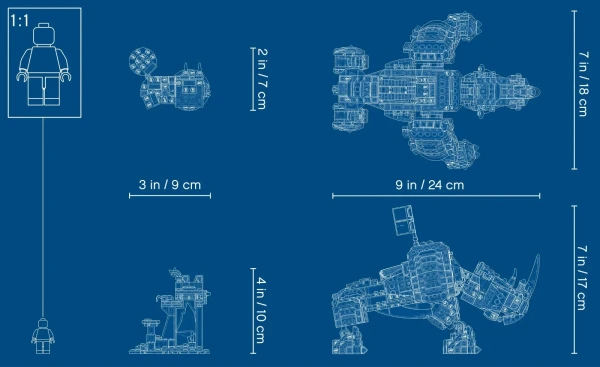 NINJAGO 71719 Бронированный носорог Зейна