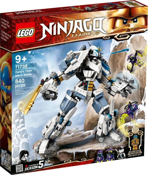 NINJAGO 71738 Битва с роботом Зейна
