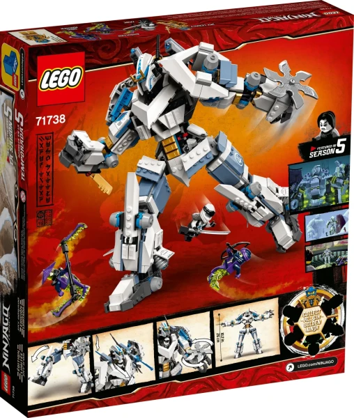 NINJAGO 71738 Битва с роботом Зейна
