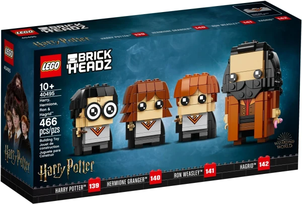 BrickHeadz 40495 Гарри, Гермиона, Рон и Хагрид