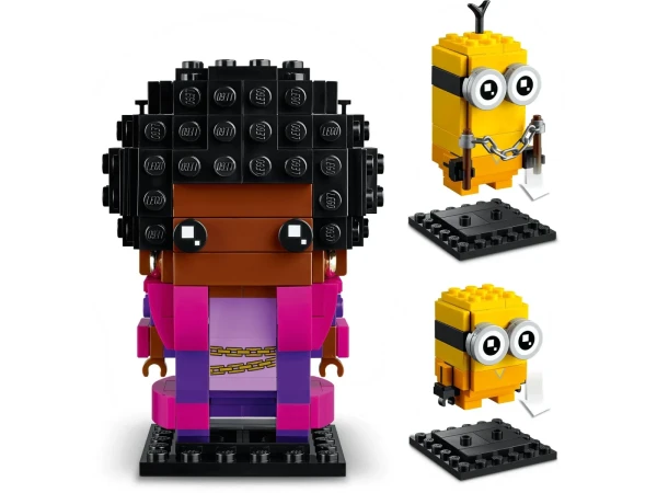 BrickHeadz 40421 Миньоны: Белботтом, Кевин и Боб