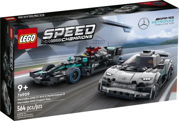 Speed Champions 76909 Mercedes-AMG F1 W12 E Performance и Mercedes-AMG Project One