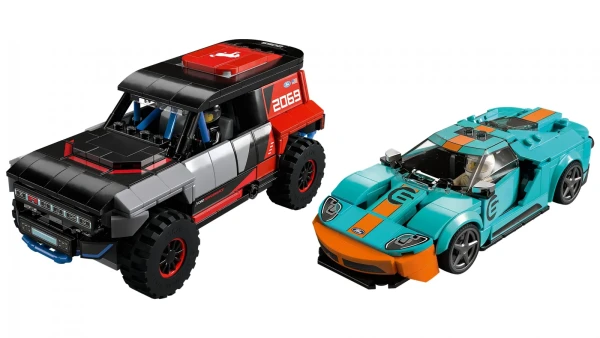 Speed Champions 76905 Ford GT Heritage Edition and Bronco R
