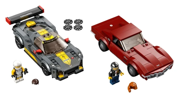 Speed Champions 76903 Chevrolet Corvette C8.R Race Car and 1968 Chevrolet Corvette
