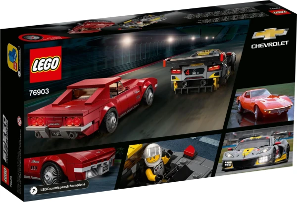 Speed Champions 76903 Chevrolet Corvette C8.R Race Car and 1968 Chevrolet Corvette