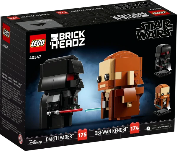 BrickHeadz 40547 Оби-Ван Кеноби и Дарт Вейдер