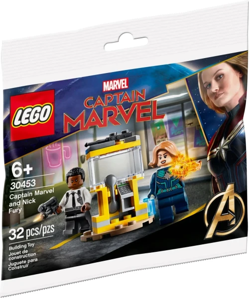 Полибэги LEGO 30453 Капитан Марвел и Ник Фьюри