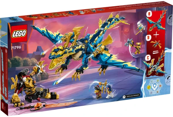 NINJAGO 71796 Стихийный дракон против боевого робота императрицы