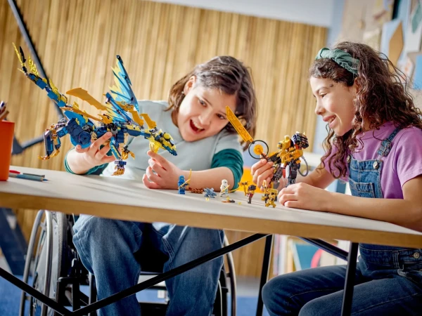 NINJAGO 71796 Стихийный дракон против боевого робота императрицы