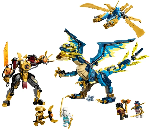 NINJAGO 71796 Стихийный дракон против боевого робота императрицы