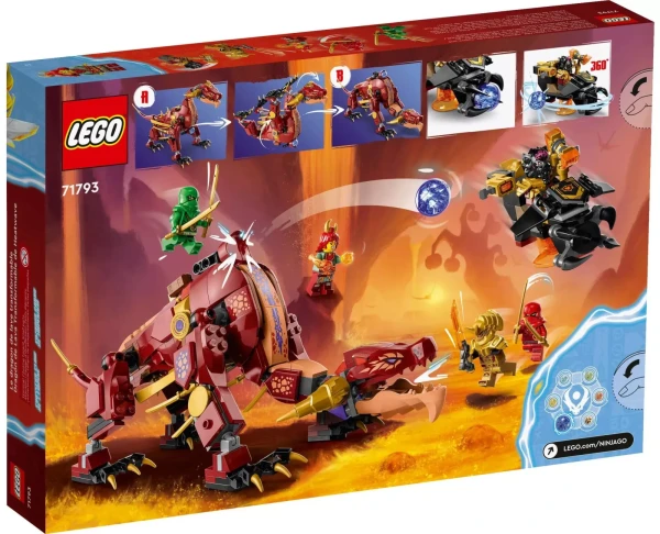 NINJAGO 71793 Трансформация лавового дракона Heatwave