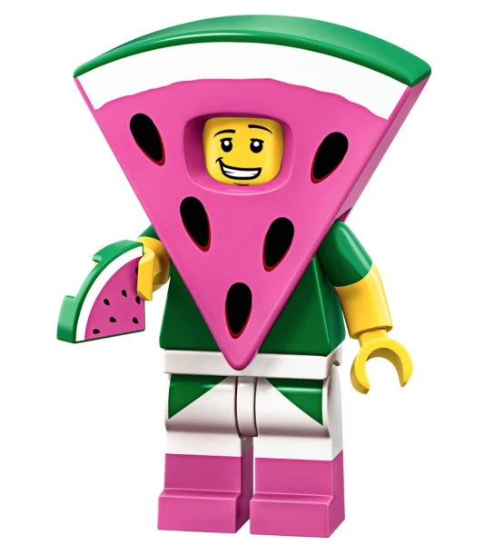 Minifigures 71023-8 Парень в костюме арбуза