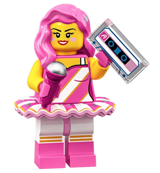 Minifigures 71023-11 Рэпперша с розовыми волосами