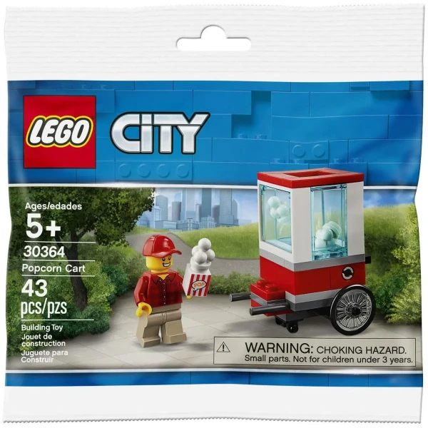 Полибэги LEGO 30364 Тележка с попкорном