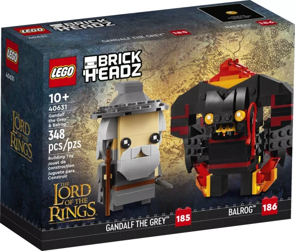 BrickHeadz 40631 Гэндальф Серый и Барлог