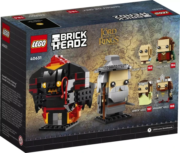 BrickHeadz 40631 Гэндальф Серый и Барлог