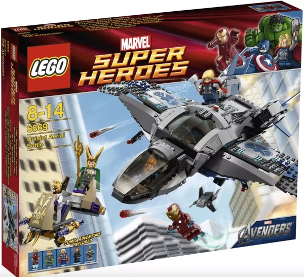 Marvel Super Heroes 6869 Воздушное сражение Квинджета