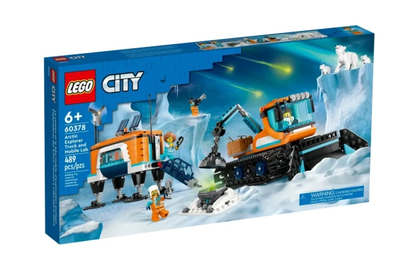 City 60378 Грузовик исследователей арктики и мобильная лаборатория