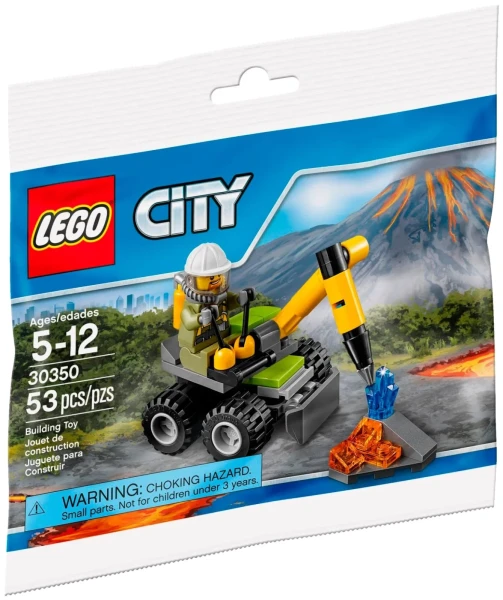 Полибэги LEGO 30350 Вулканический Мини-бурильщик