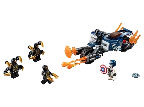 Marvel Super Heroes 76123 Набор LEGO 76123 «Капитан Америка: Атака Аутрайдеров»