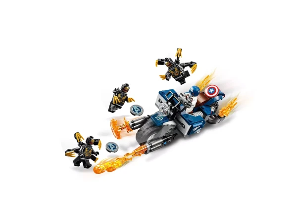Marvel Super Heroes 76123 Набор LEGO 76123 «Капитан Америка: Атака Аутрайдеров»