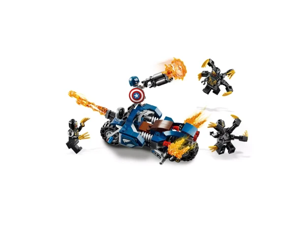 Marvel Super Heroes 76123 Набор LEGO 76123 «Капитан Америка: Атака Аутрайдеров»