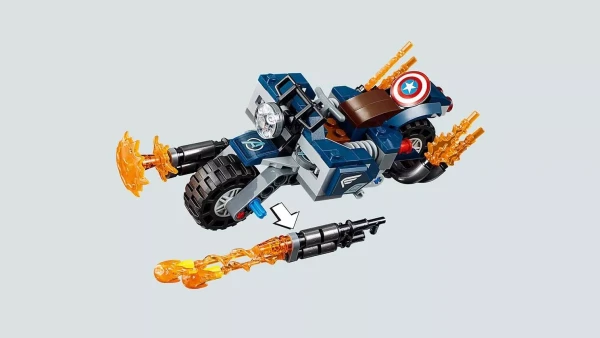 Marvel Super Heroes 76123 Набор LEGO 76123 «Капитан Америка: Атака Аутрайдеров»