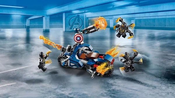 Marvel Super Heroes 76123 Набор LEGO 76123 «Капитан Америка: Атака Аутрайдеров»