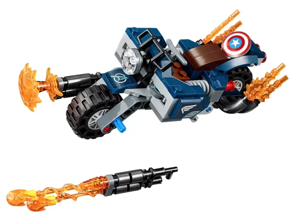 Marvel Super Heroes 76123 Набор LEGO 76123 «Капитан Америка: Атака Аутрайдеров»