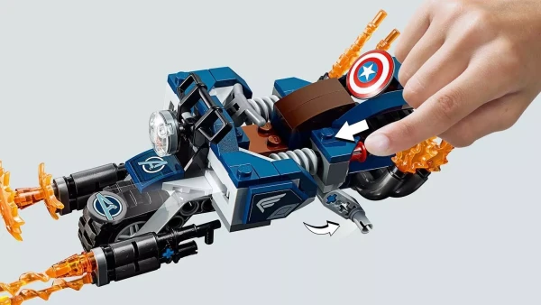 Marvel Super Heroes 76123 Набор LEGO 76123 «Капитан Америка: Атака Аутрайдеров»