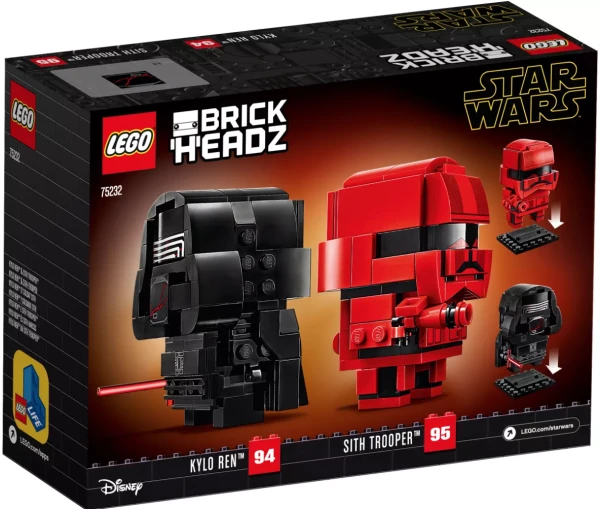 BrickHeadz 75232 LEGO BrickHeadz 75232 «Кайло Рен и штурмовик ситхов»
