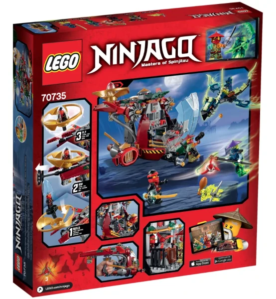 NINJAGO 70735 Раритетный Набор LEGO Ninjago 70735 «Корабль R.E.X. Ронана»