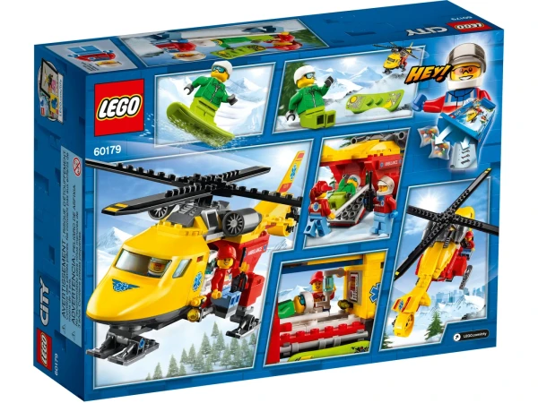 City 60179 Набор LEGO 60179 «Вертолет скорой помощи»