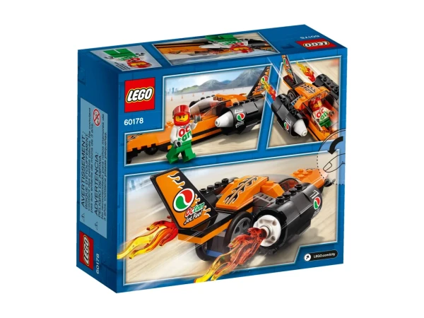 City 60178 Набор LEGO 60178 «Автомобиль, устанавливающий рекорд скорости»