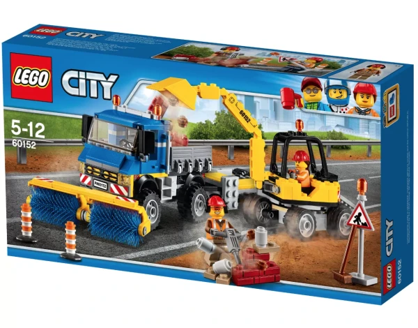 City 60152 Редкий раритетный набор LEGO City 60152 «Уборочная техника»