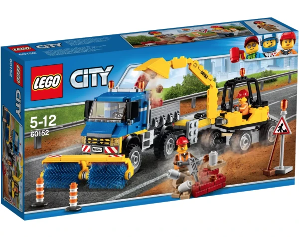 City 60152 Редкий раритетный набор LEGO City 60152 «Уборочная техника»