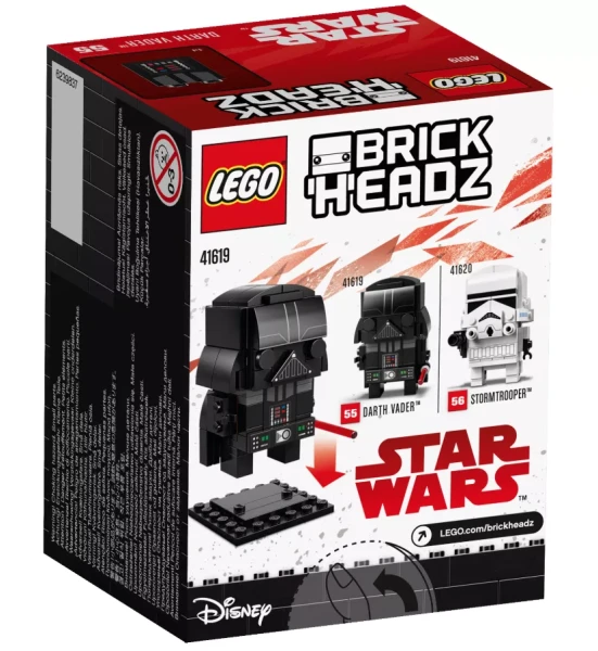 BrickHeadz 41619 Раритетный набор LEGO BrickHeadz 41619 «Дарт Вейдер»