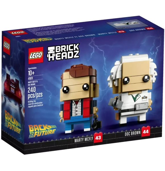 BrickHeadz 41611 Набор LEGO 41611 «Марти Макфлай и Док Браун»