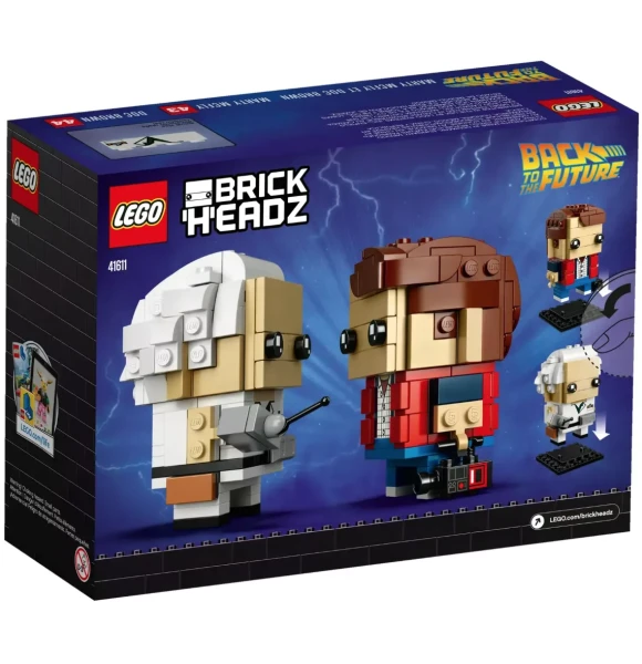 BrickHeadz 41611 Набор LEGO 41611 «Марти Макфлай и Док Браун»