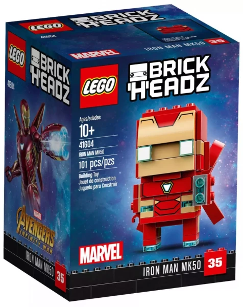 BrickHeadz 41604 LEGO BrickHeadz 41604 «Железный человек MK50»