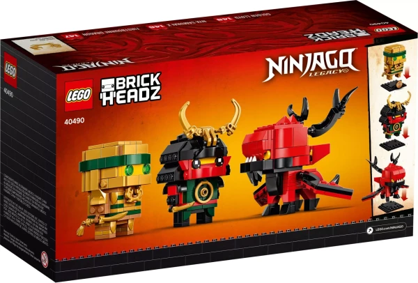 BrickHeadz 40490 Эксклюзивный набор LEGO BrickHeadz 40490 "Ninjago 10"