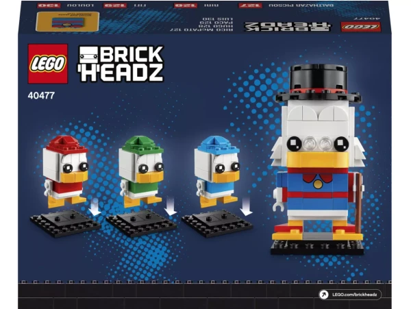 BrickHeadz 40477 LEGO BrickHeadz 40477 "Скрудж Макдак, Хьюи, Дьюи и Луи"